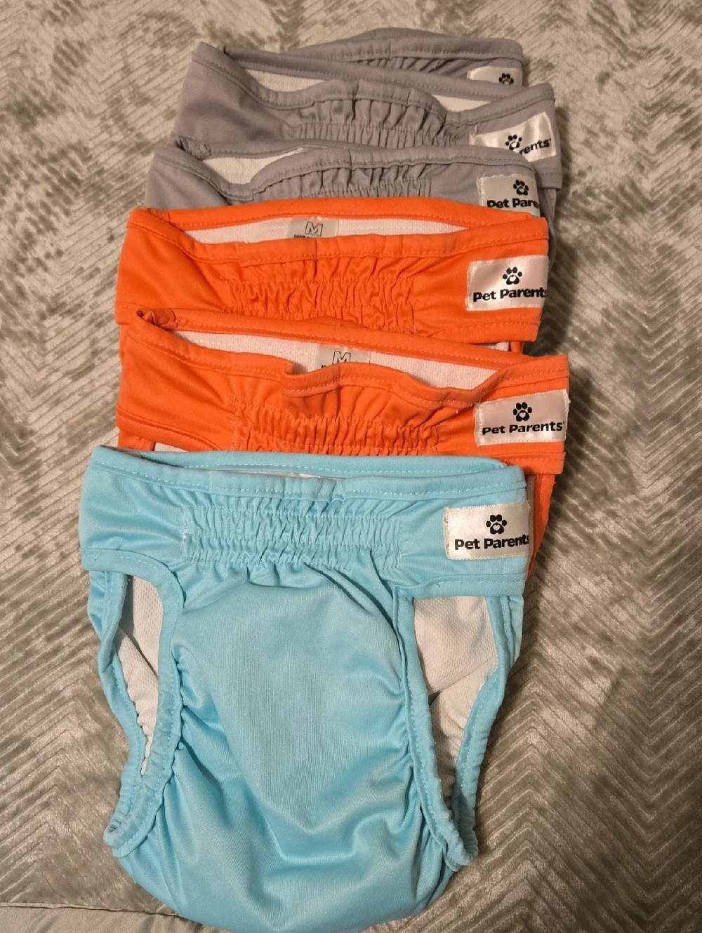 Dog Training Pants Pack - Blue, Orange, Gray Set Of 6